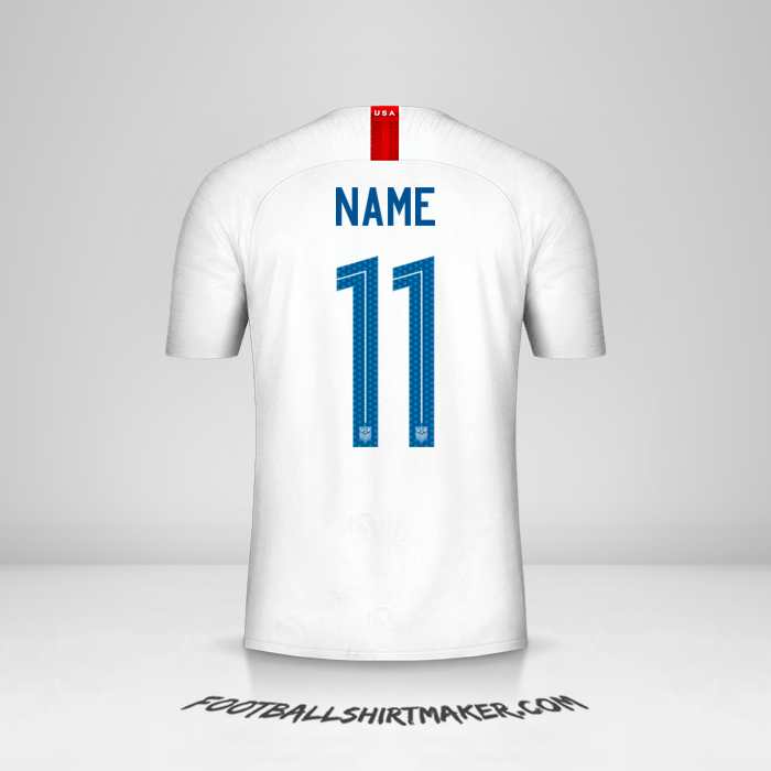 Jersey United States 2018 -  name - 11