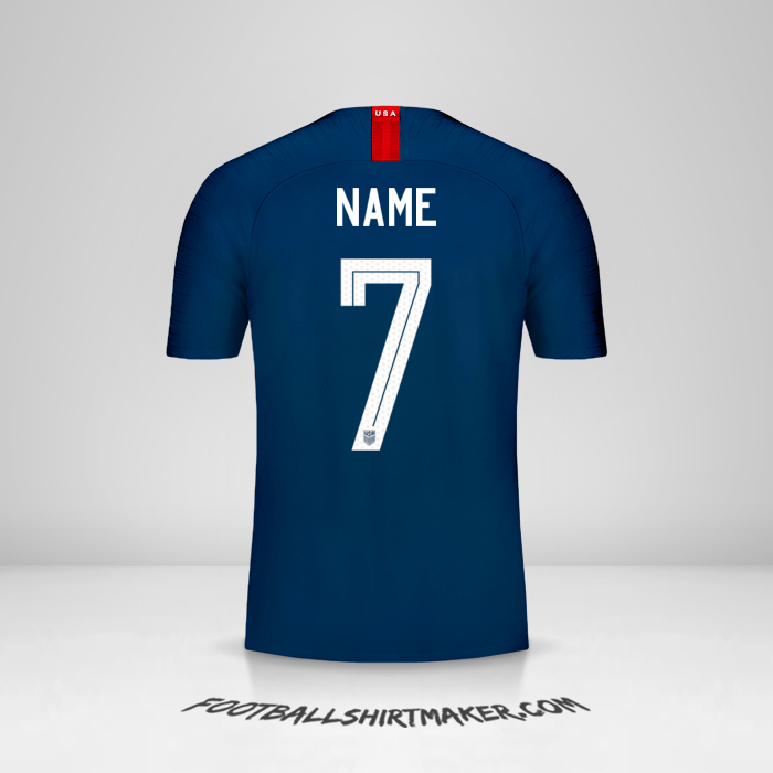 Shirt United States 2018 Away -  name - 7