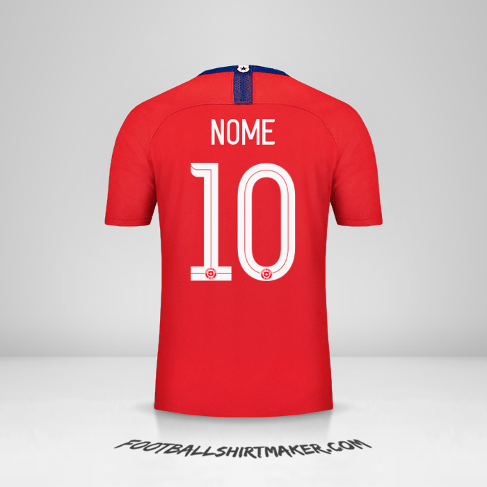 Maglia Cile 2018/19 -  nome - 10