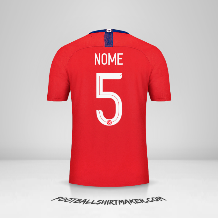 Maglia Cile 2018/19 -  nome - 5
