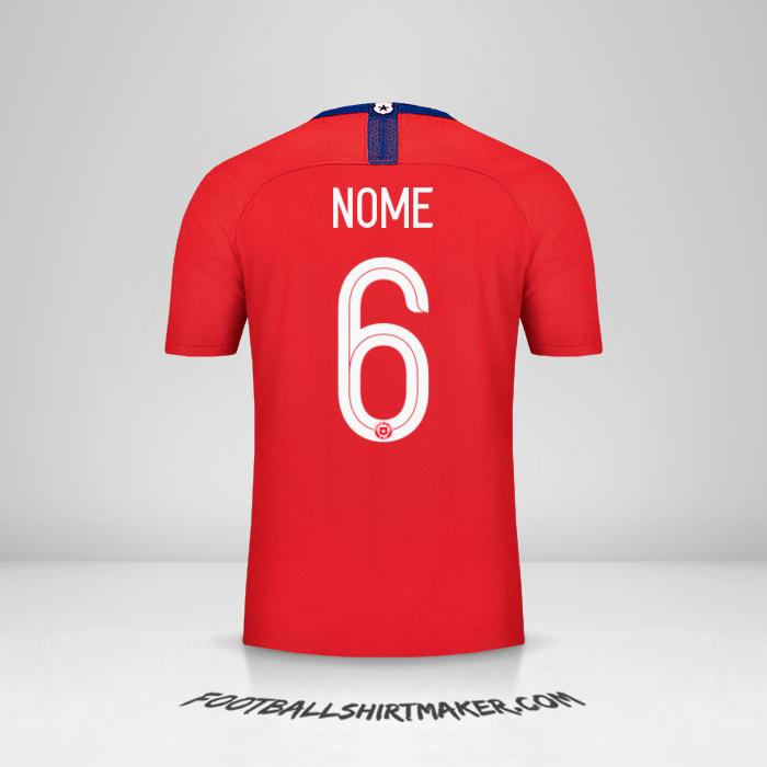 Camisola Chile 2018/19 -  nome - 6