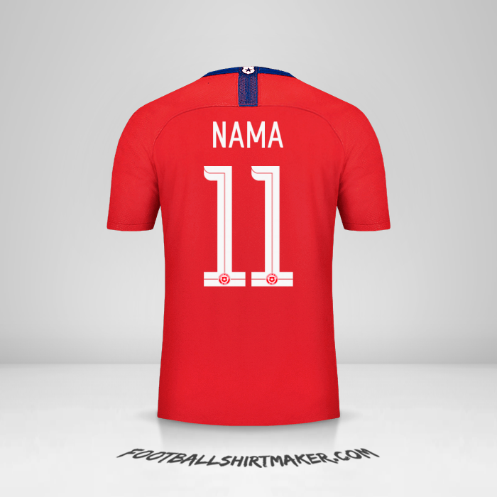 Jersey Cile 2018/19 -  nama - 11