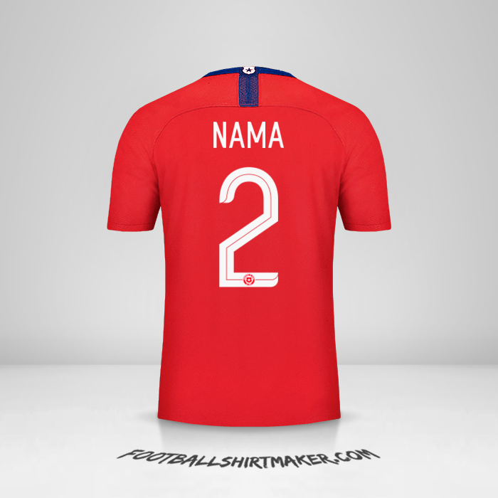 Jersey Cile 2018/19 -  nama - 2