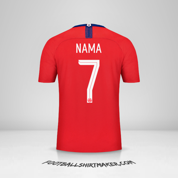 Jersey Cile 2018/19 -  nama - 7
