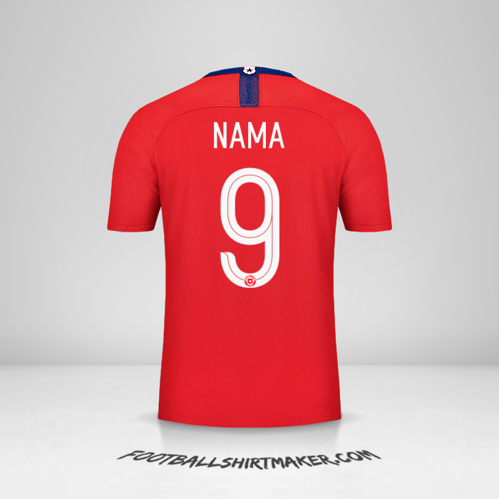 Jersey Cile 2018/19 -  nama - 9