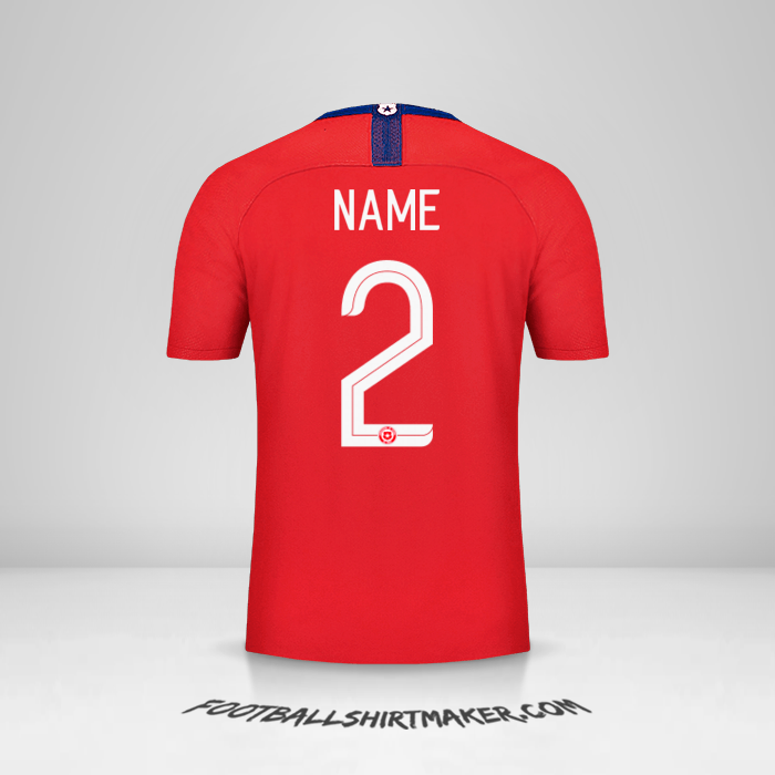 Shirt Chile 2018/19 -  name - 2