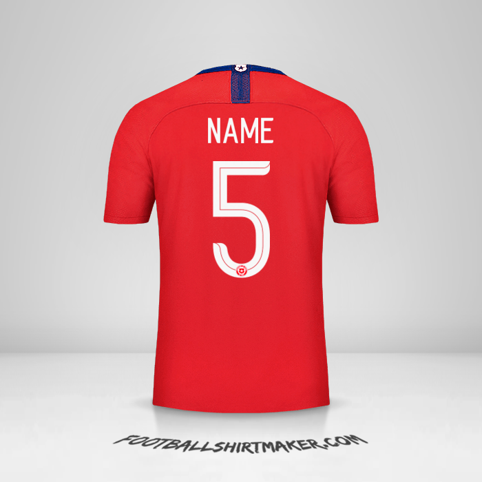 Jersey Chile 2018/19 -  name - 5