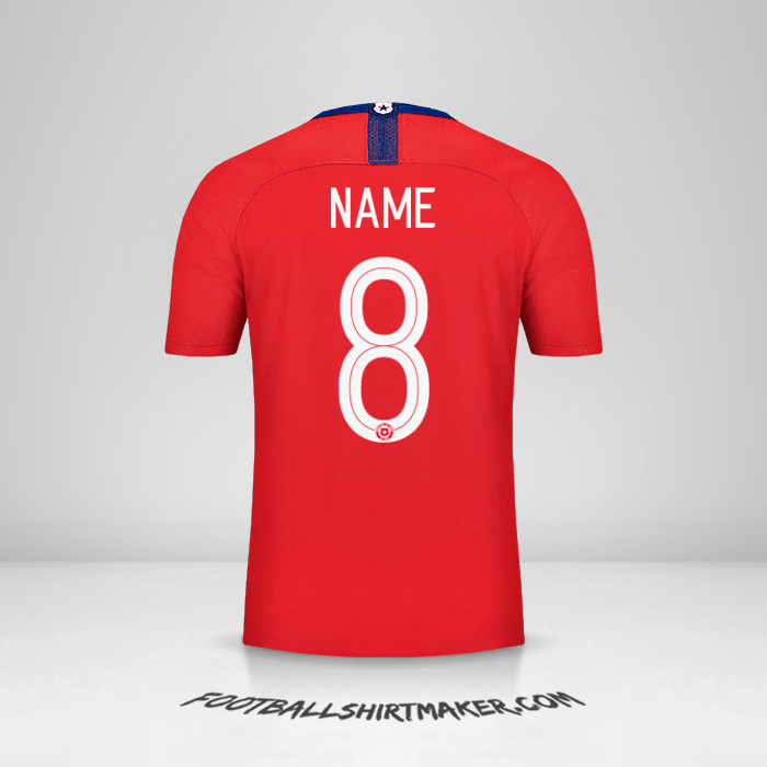 Jersey Chile 2018/19 -  name - 8