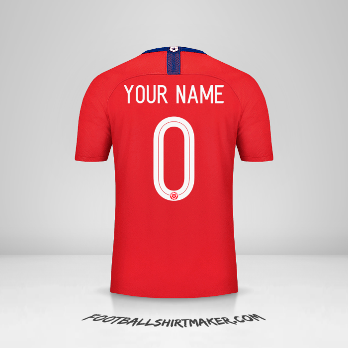 Shirt Chile 2018/19 -  your name - 0