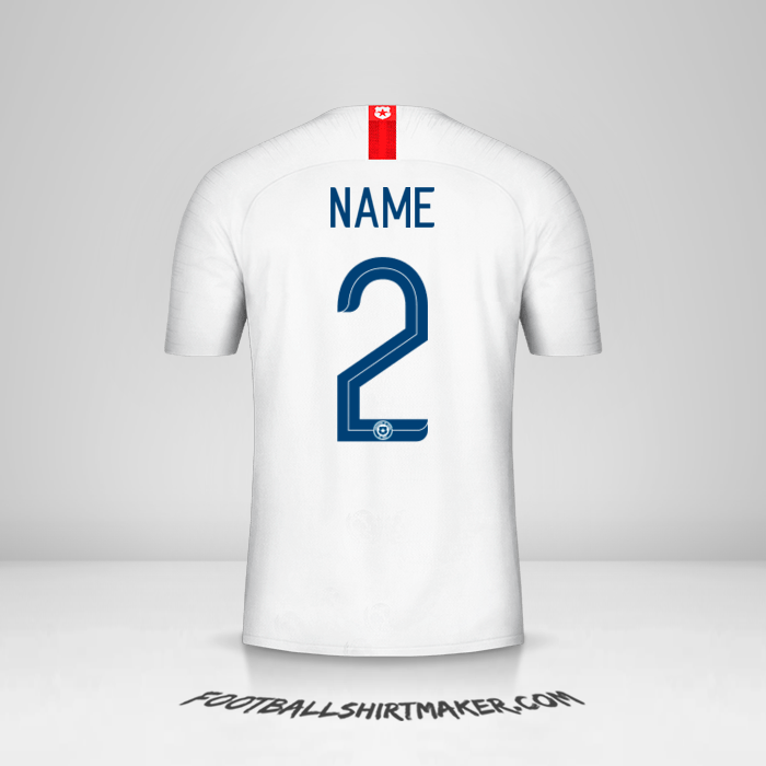 Shirt Chile 2018/19 Away -  name - 2
