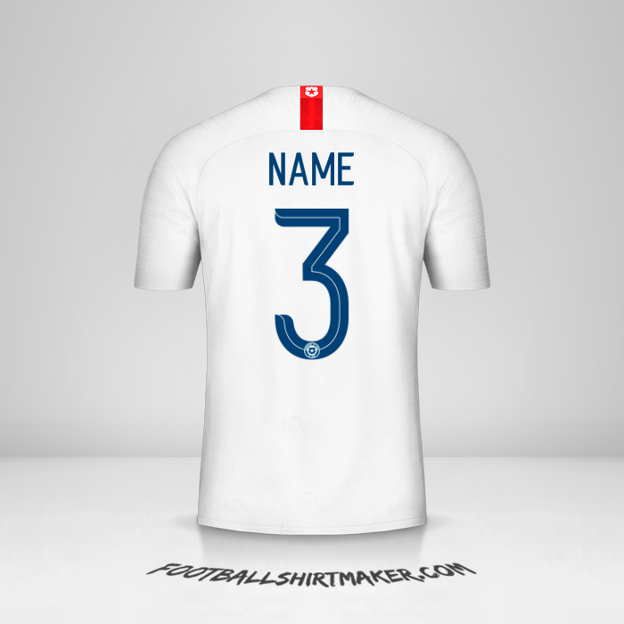 Shirt Chile 2018/19 Away -  name - 3