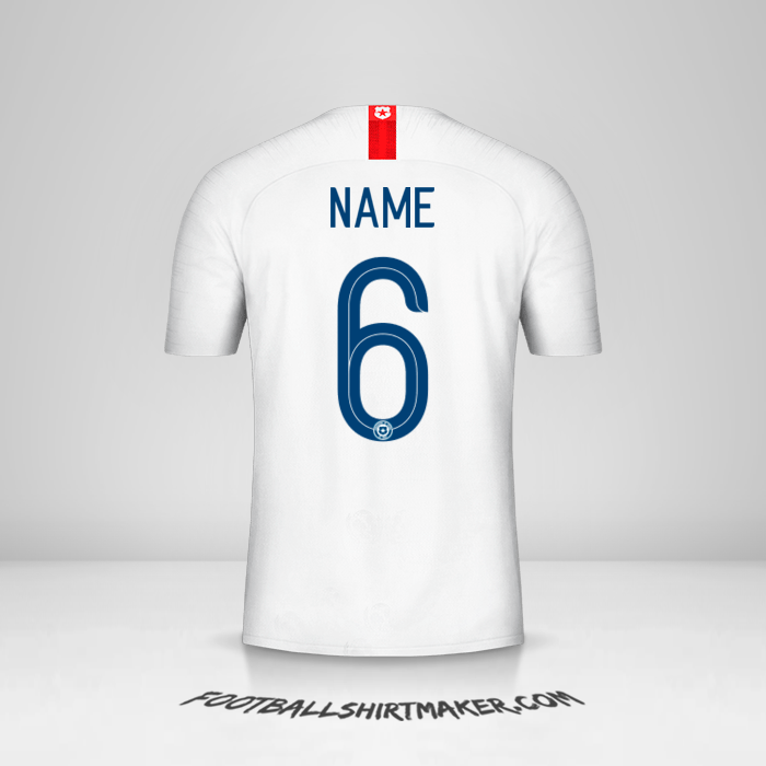 Shirt Chile 2018/19 Away -  name - 6