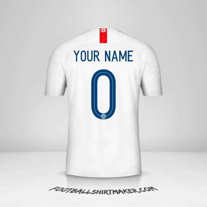 Shirt Chile 2018/19 II -  your name - 0