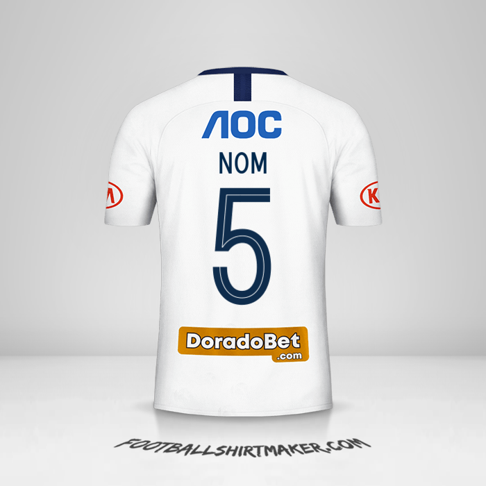Maillot Club Alianza Lima 2019 -  nom - 5