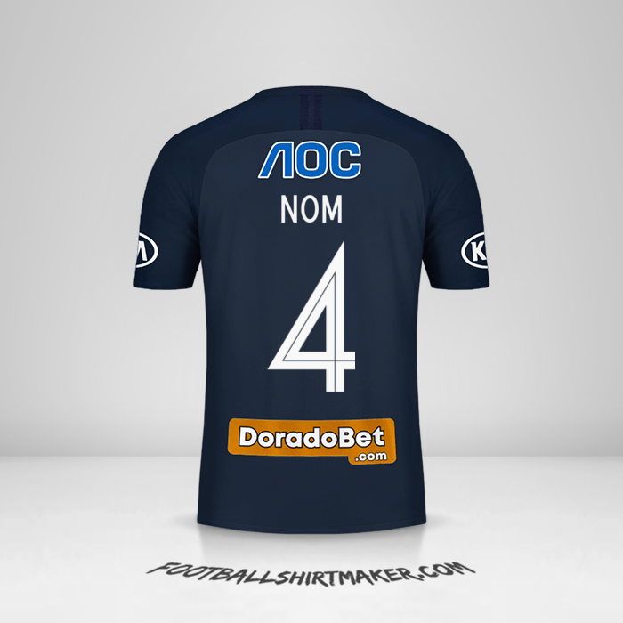 Maillot Club Alianza Lima 2019 Extérieur -  nom - 4