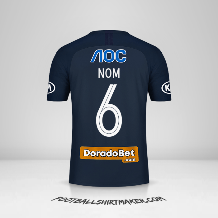 Maillot Club Alianza Lima 2019 Extérieur -  nom - 6