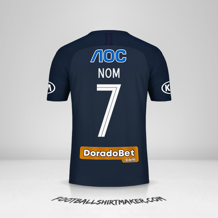 Maillot Club Alianza Lima 2019 Extérieur -  nom - 7