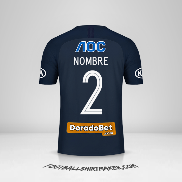 Jersey Club Alianza Lima 2019 Visita -  nombre - 2