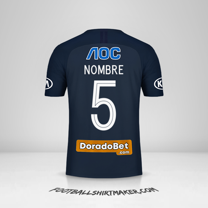 Jersey Club Alianza Lima 2019 Visita -  nombre - 5