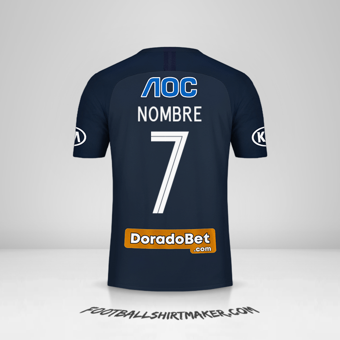 Jersey Club Alianza Lima 2019 Visita -  nombre - 7