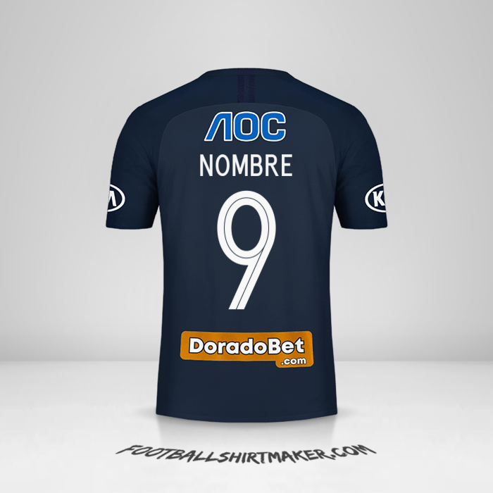 Camiseta Club Alianza Lima 2019 Visita -  nombre - 9