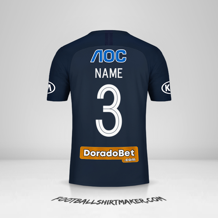 Trikot Club Alianza Lima 2019 Auswärts -  name - 3