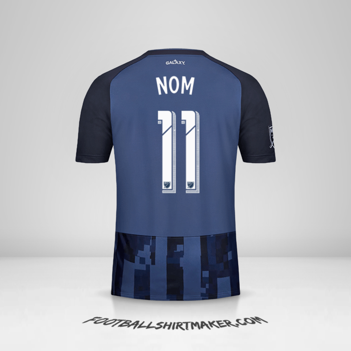 Maillot LA Galaxy 2019 Extérieur -  nom - 11