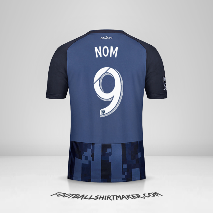 Maillot LA Galaxy 2019 Extérieur -  nom - 9
