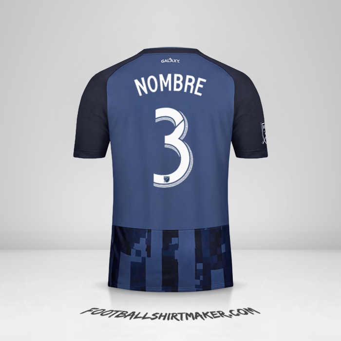 Jersey LA Galaxy 2019 Visita -  nombre - 3
