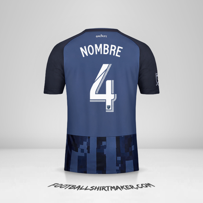 Camiseta LA Galaxy 2019 Visita -  nombre - 4