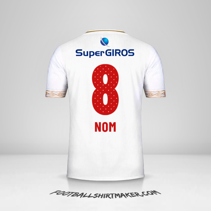 Maillot America de Cali 2019 Extérieur -  nom - 8