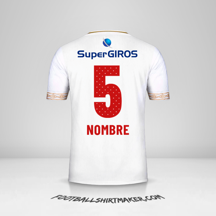 Camiseta America de Cali 2019 Visita -  nombre - 5
