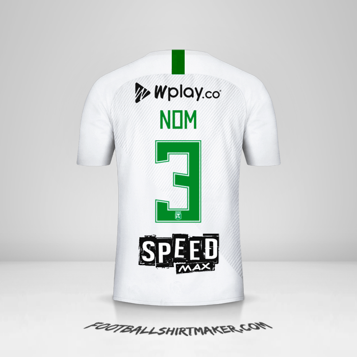 Maillot Atletico Nacional 2019 Extérieur -  nom - 3