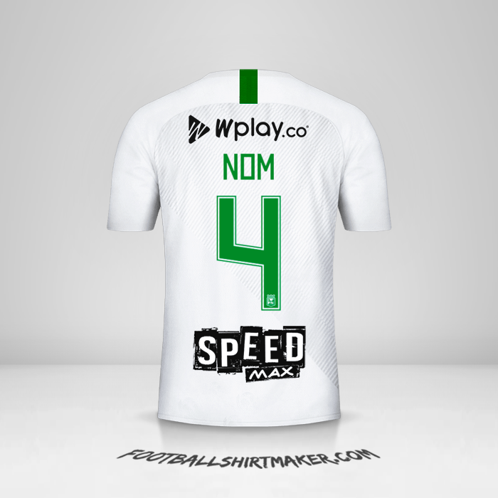 Maillot Atletico Nacional 2019 Extérieur -  nom - 4