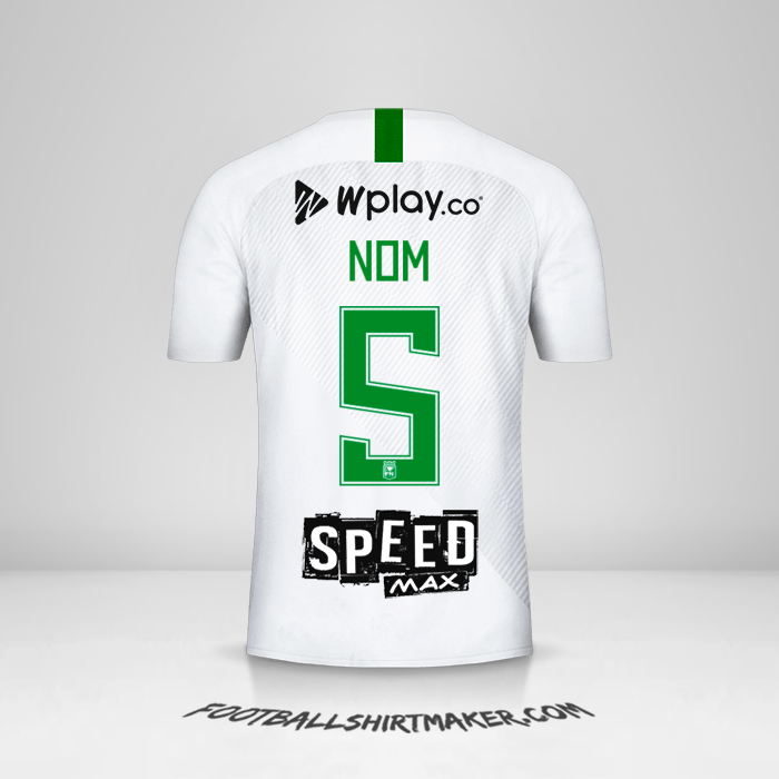 Maillot Atletico Nacional 2019 Extérieur -  nom - 5