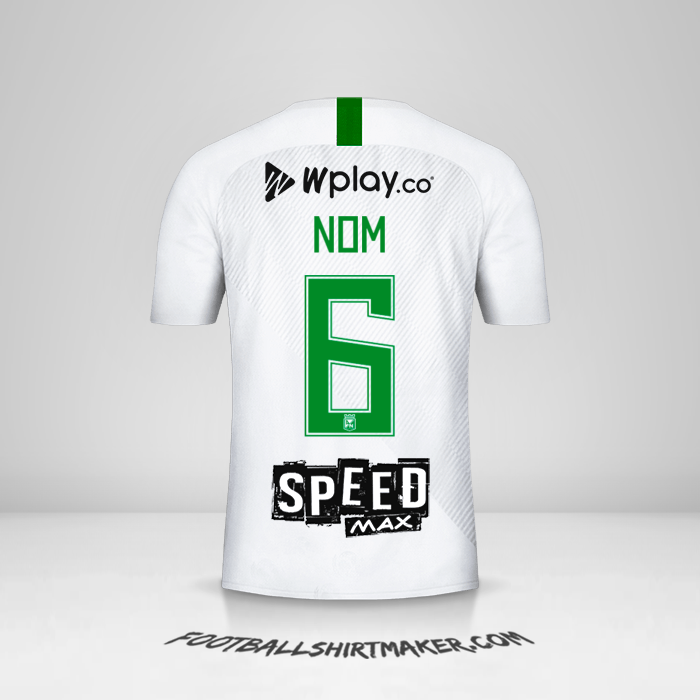 Maillot Atletico Nacional 2019 Extérieur -  nom - 6