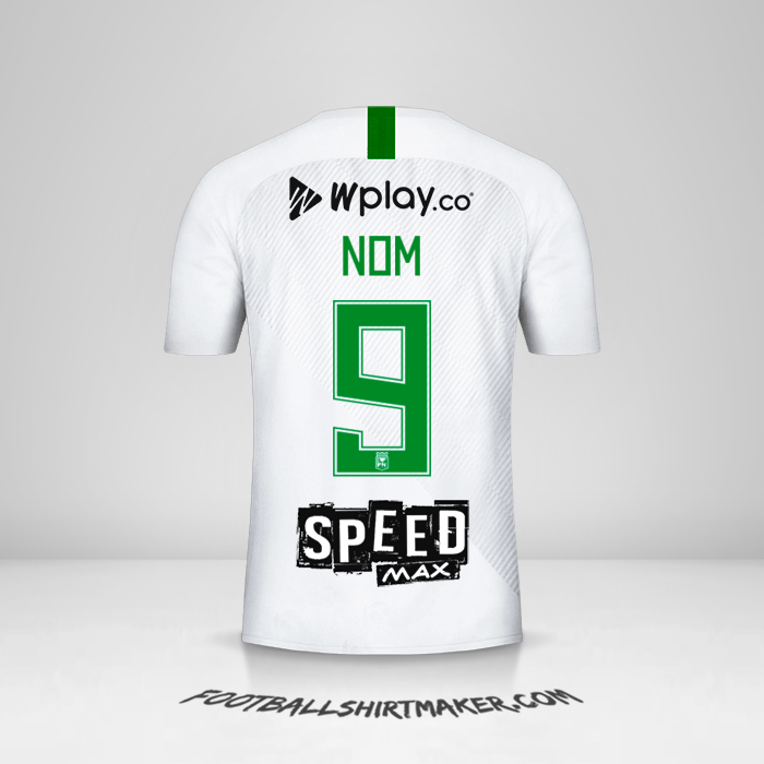 Maillot Atletico Nacional 2019 Extérieur -  nom - 9