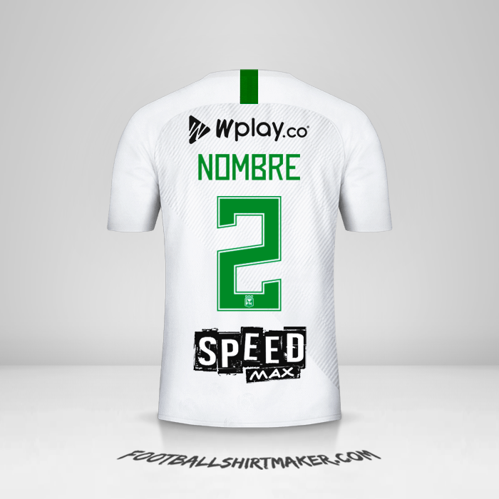 Jersey Atletico Nacional 2019 Visita -  nombre - 2