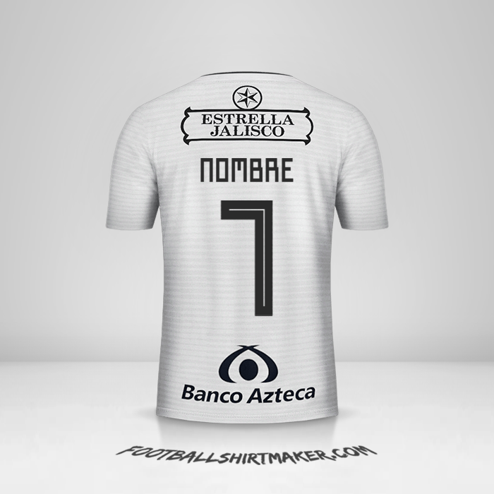Camiseta Atlas 2018/19 Visita -  nombre - 7
