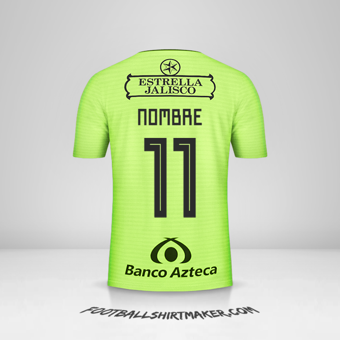 Camiseta Atlas 2019 Tercera -  nombre - 11