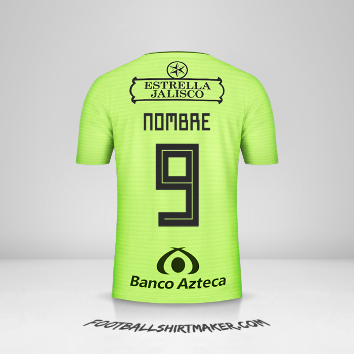 Camiseta Atlas 2019 Tercera -  nombre - 9