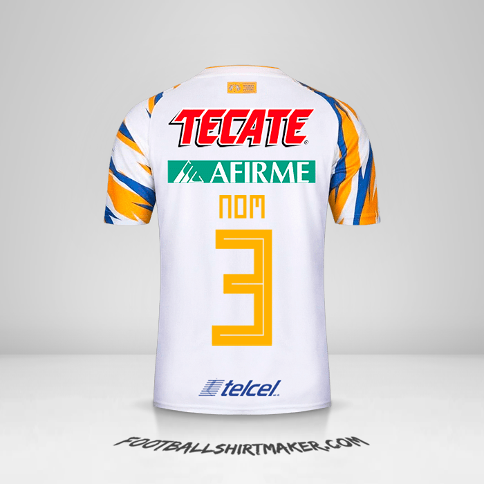 Maillot Tigres UANL 2019 Troisième -  nom - 3