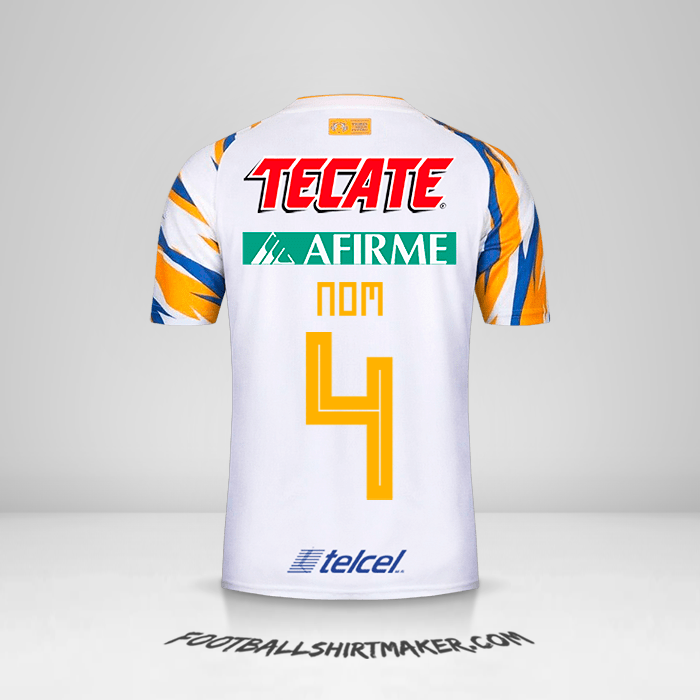 Maillot Tigres UANL 2019 Troisième -  nom - 4