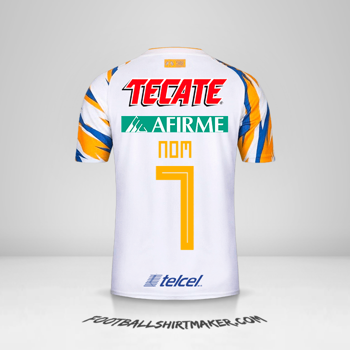 Maillot Tigres UANL 2019 Troisième -  nom - 7