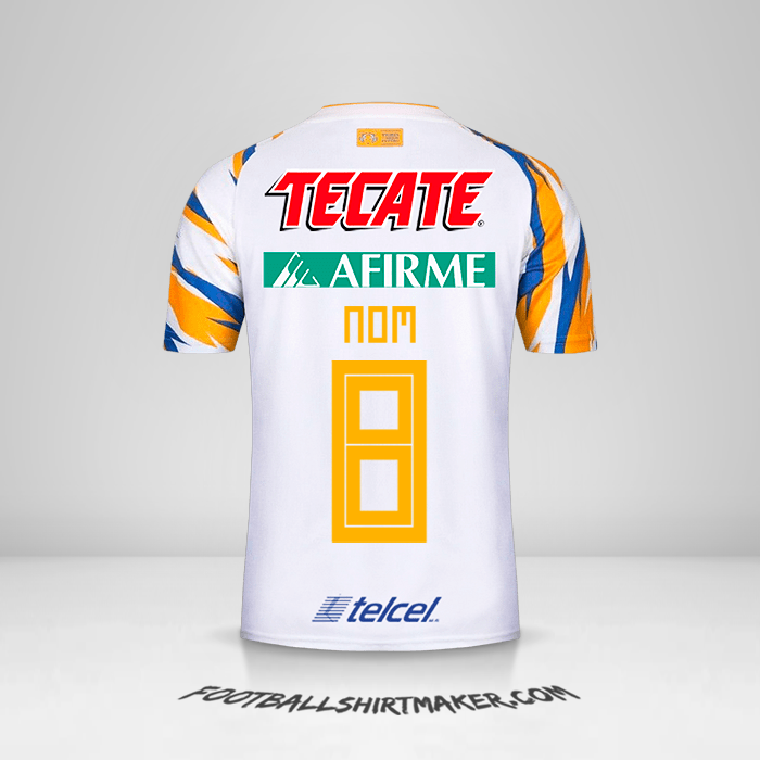 Maillot Tigres UANL 2019 Troisième -  nom - 8