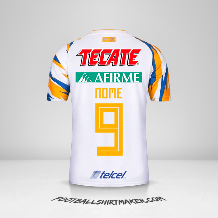 Camisa Tigres UANL 2019 Terceira -  nome - 9
