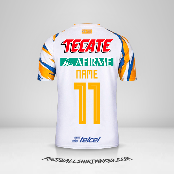 Jersey Tigres UANL 2019 Third -  name - 11