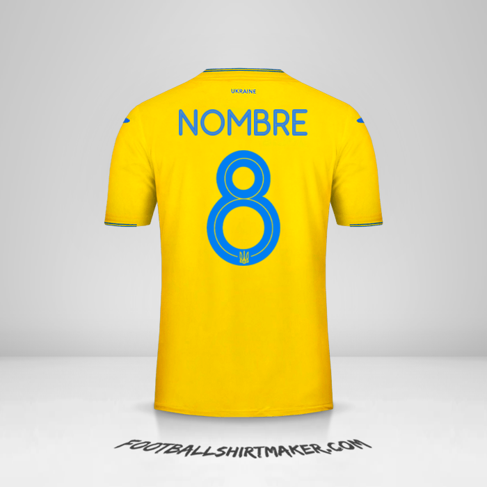 Jersey Ucrania 2018/19 -  nombre - 8