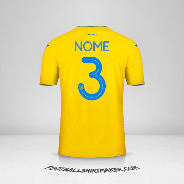 Camisa Ucrânia 2018/19 -  nome - 3