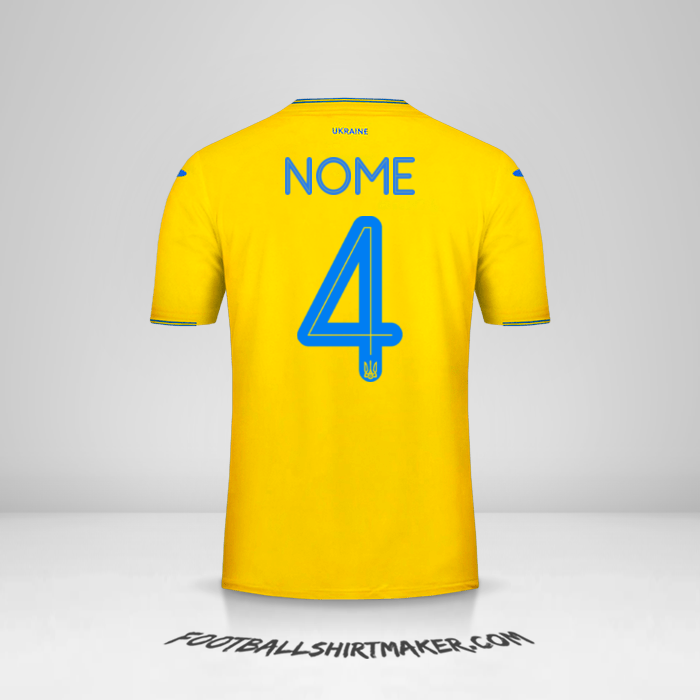Camisa Ucrânia 2018/19 -  nome - 4